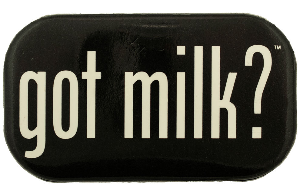 Got Milk? — AD1075 | Busy Beaver Button Museum
