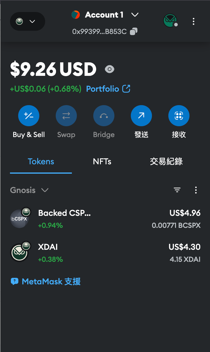 MetaMask - Tokenized Stocks