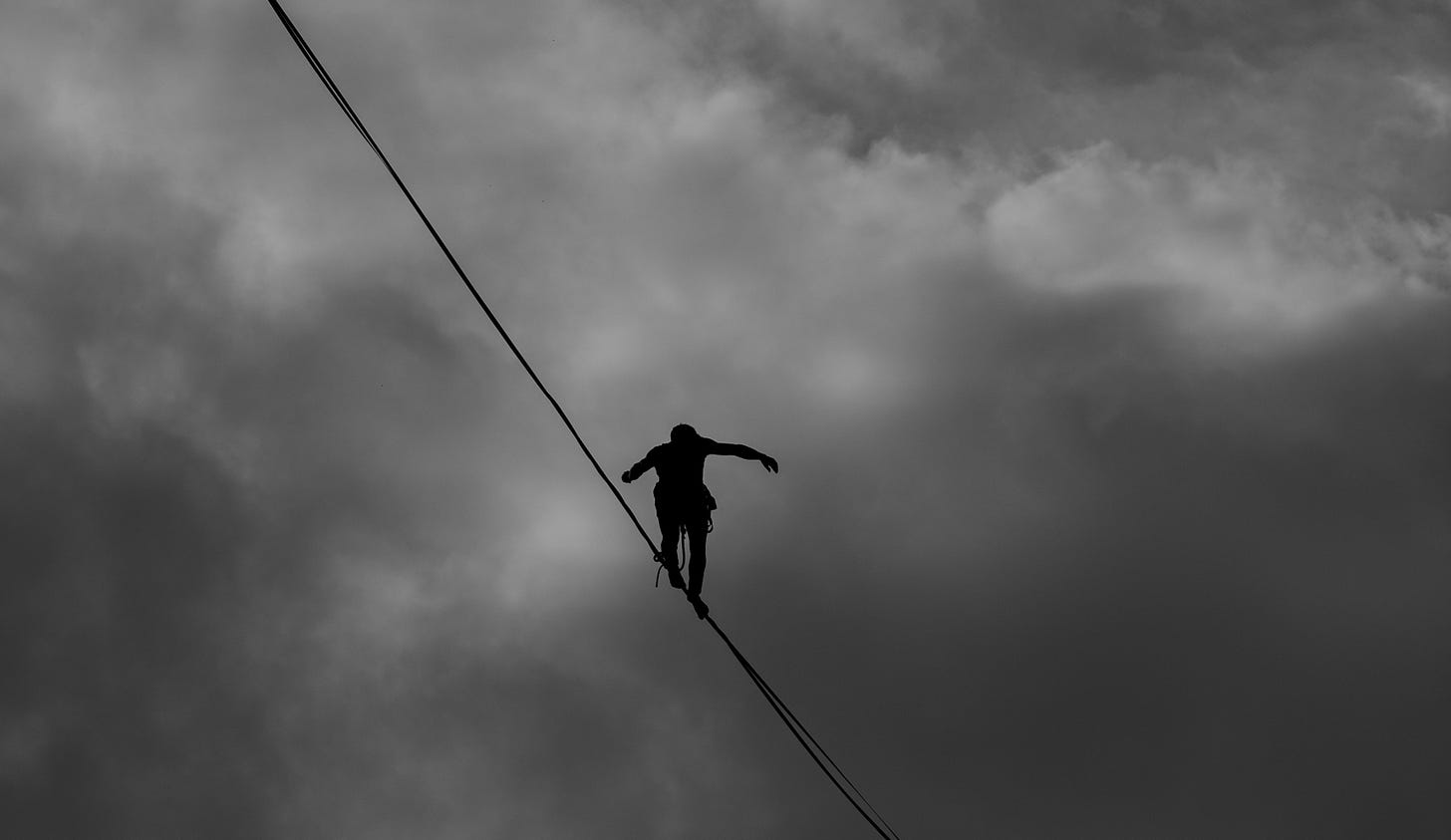 A tightrope walker