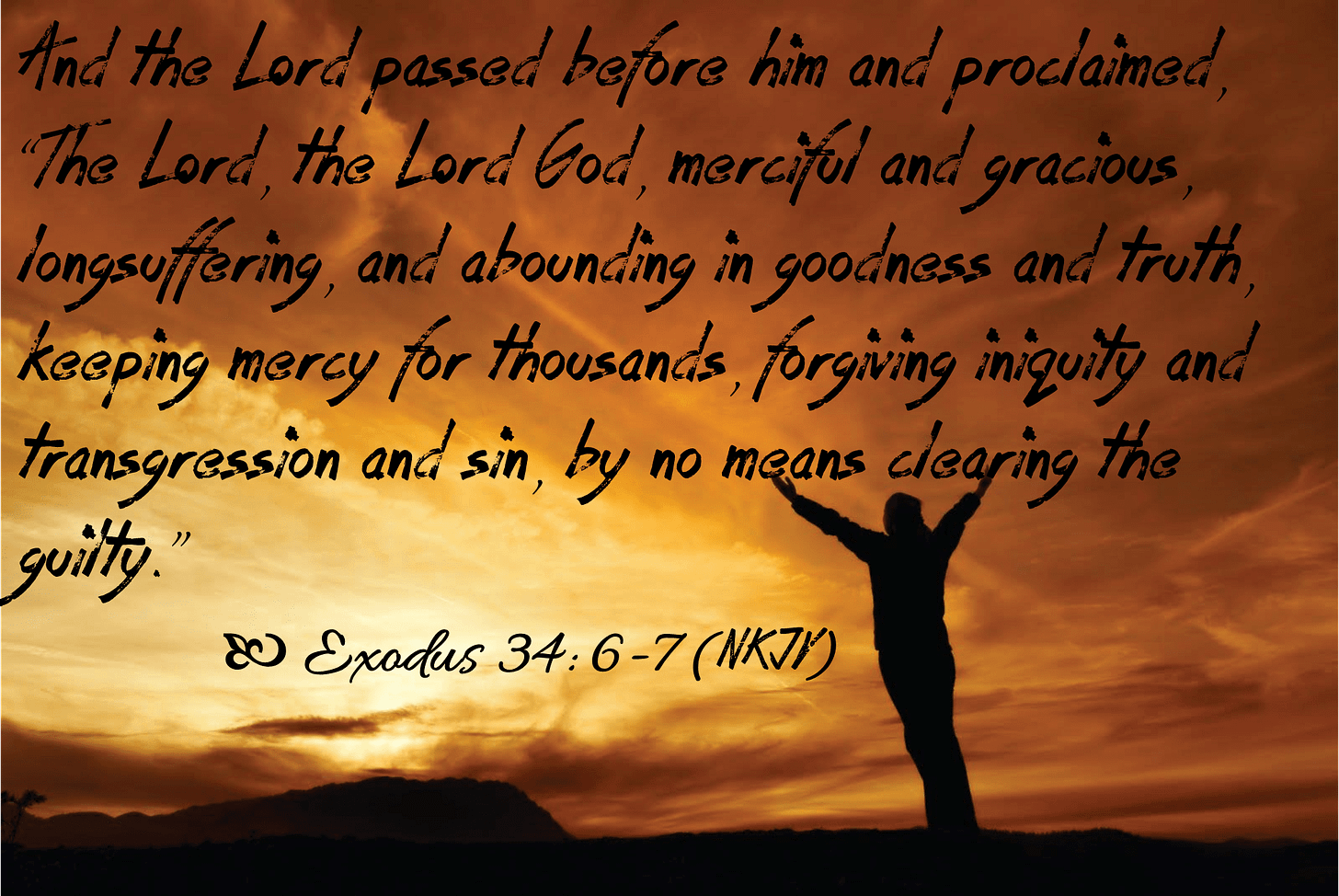 Exodus 34:6-7 - What is God Like? - Wellspring Christian Ministries Exodus 34:6-7 - What is God Like? - Wellspring Christian Ministries