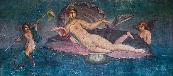Fresco from Pompei, Casa di Venus, CE 1st century