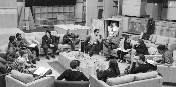 Star Wars Force Awakens Cast Photo