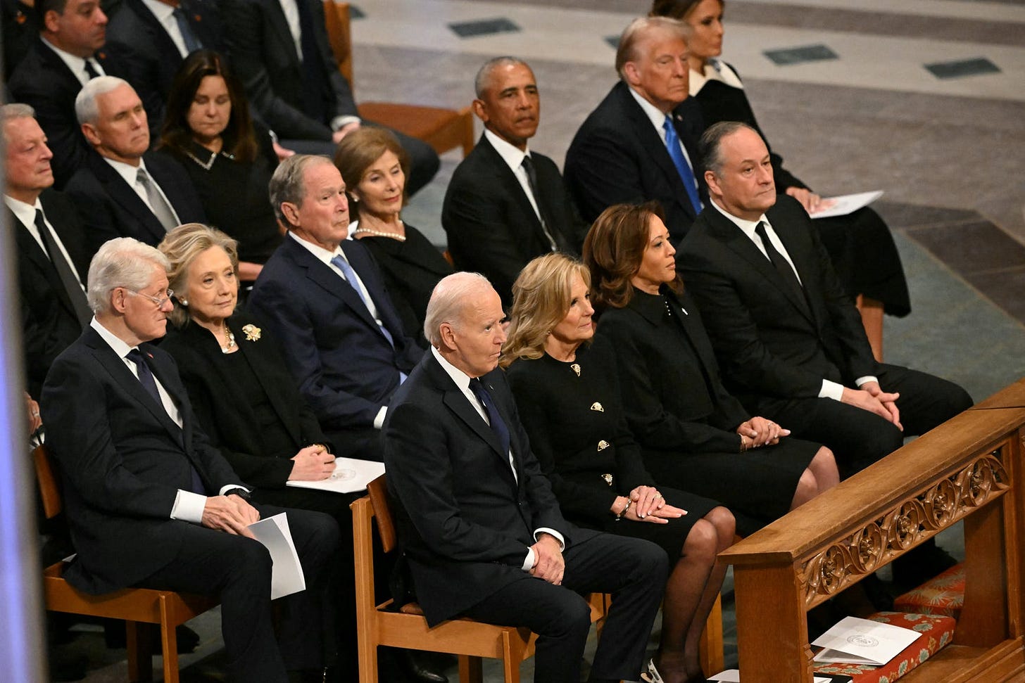 Jimmy Carter funeral: All 5 living presidents attend ceremony