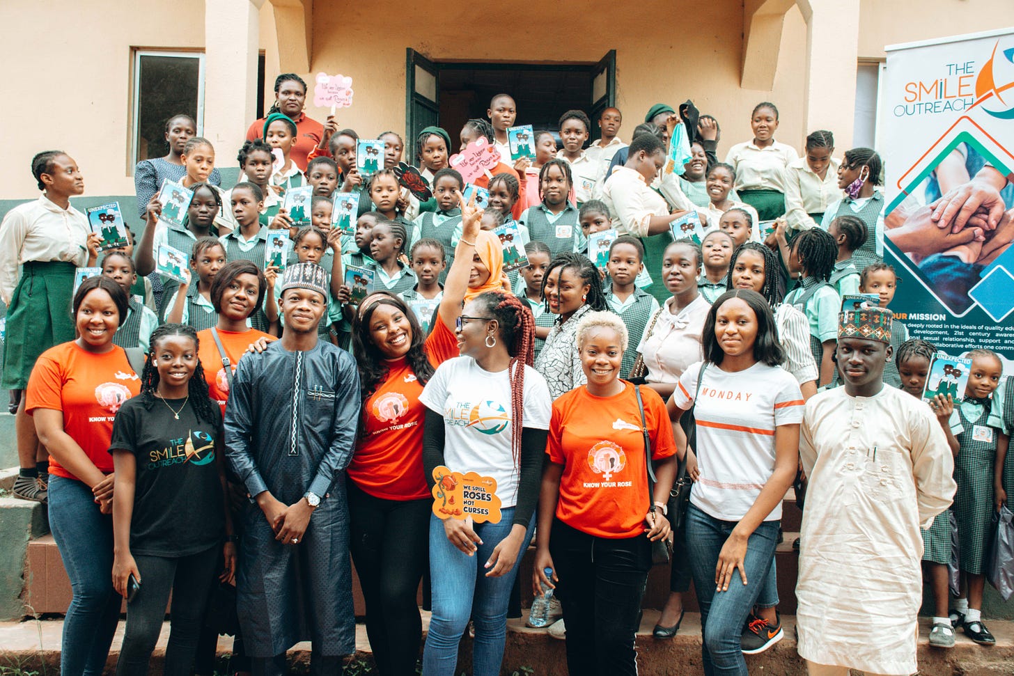 Photos of the "Outreach Challenge" by The SmileOutreach and Chioma illeka Foundation