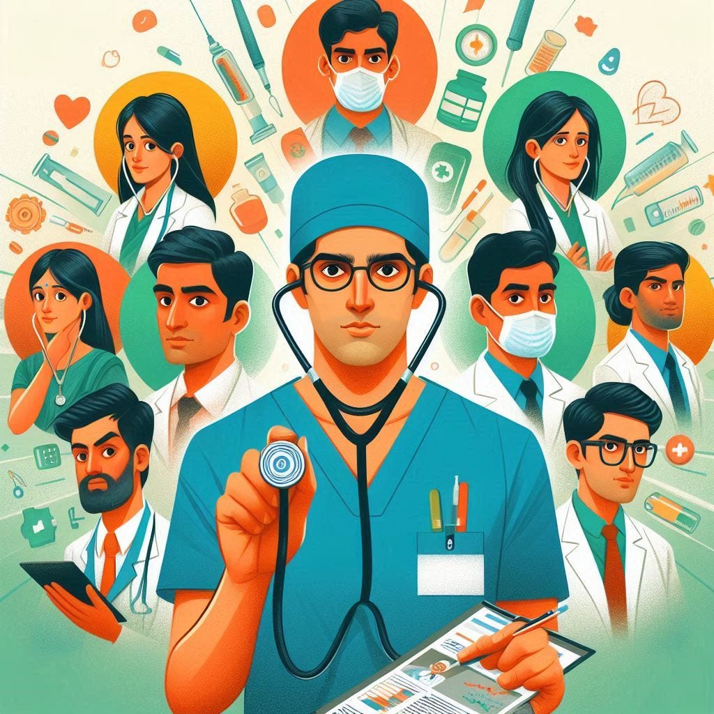 thumbnail for newsletter article titled Do We Have Enough Doctors in India?