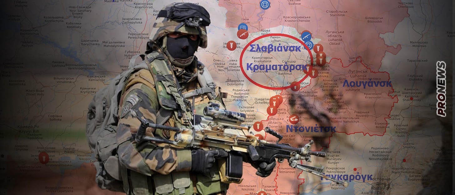 Súlyos csapás Szlavjanszkban: az oroszok "gázosítottak" a francia idegenlégió 100 tagját