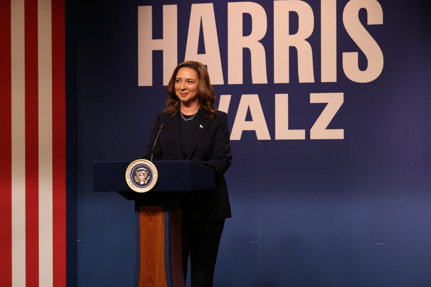 SATURDAY NIGHT LIVE  Episode 1865  Pictured Maya Rudolph as Kamala Harris during the Campaign Cold Open on Saturday...
