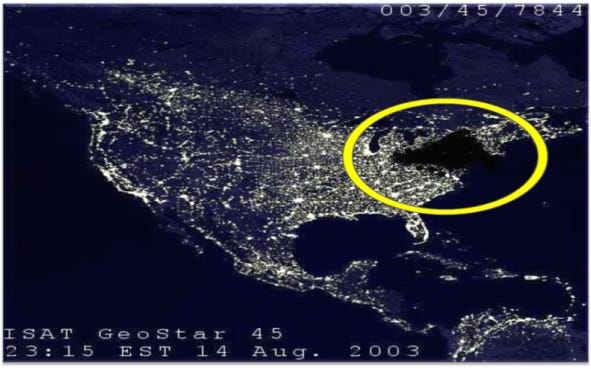 The day we went dark 20 years ago – The Northeast Blackout of 2003 –  Canadian Military History