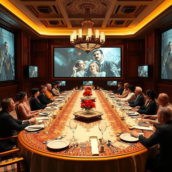 People having a meal