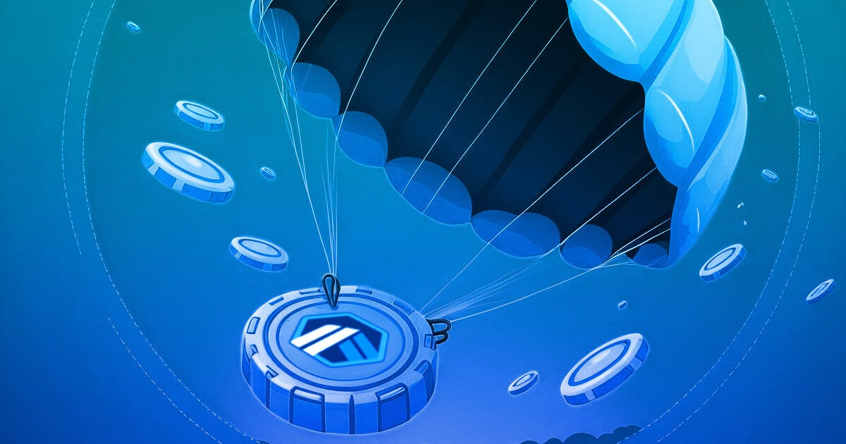 Arbitrum to airdrop 112.8M ARB tokens to DAOs on its ecosystem