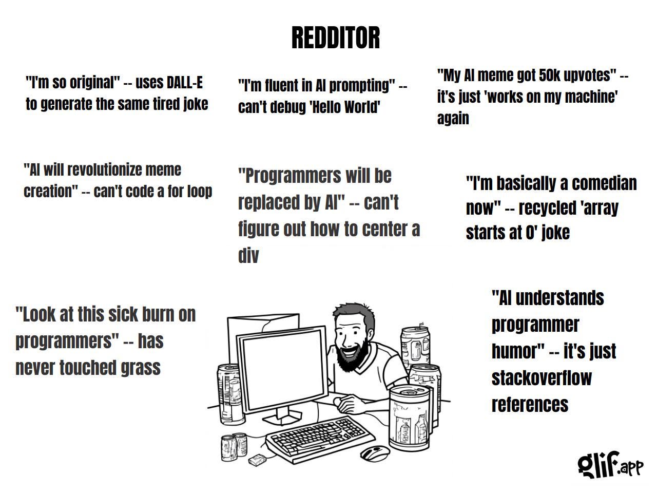 r/ProgrammerHumor - redditorsWhoUseAIToCreateProgrammerMemes