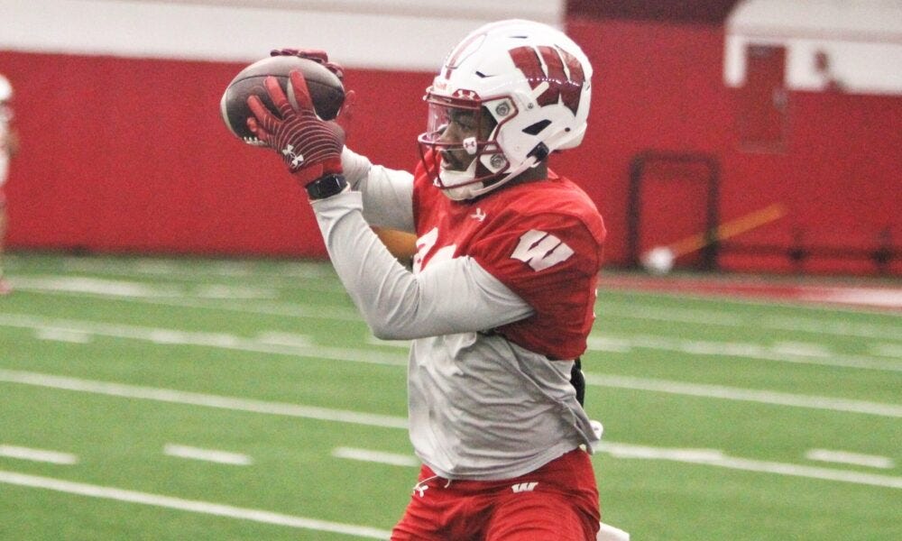Wisconsin Badgers wide receiver Vinny Anthony