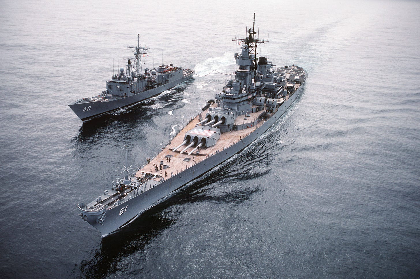 USS Iowa (BB-61) HD Wallpaper | Background Image | 2816x1872