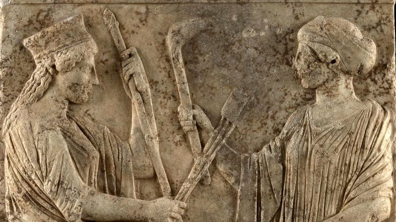 Relief of Demeter and Persephone
