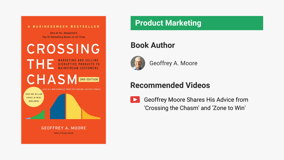 Crossing the Chasm by Geoffrey Moore