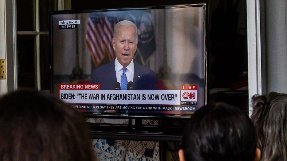 President Biden addresses the nation on the U.S. exit from Afghanistan