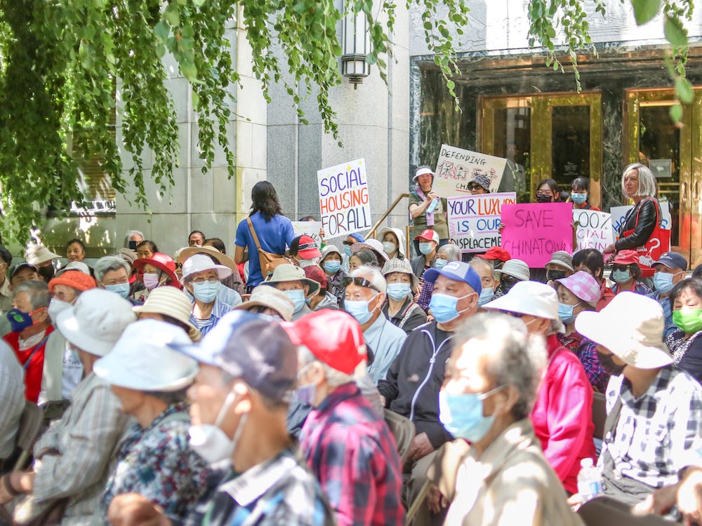 Chinatown Seniors Return to City Hall to Protest 105 Keefer | The Tyee