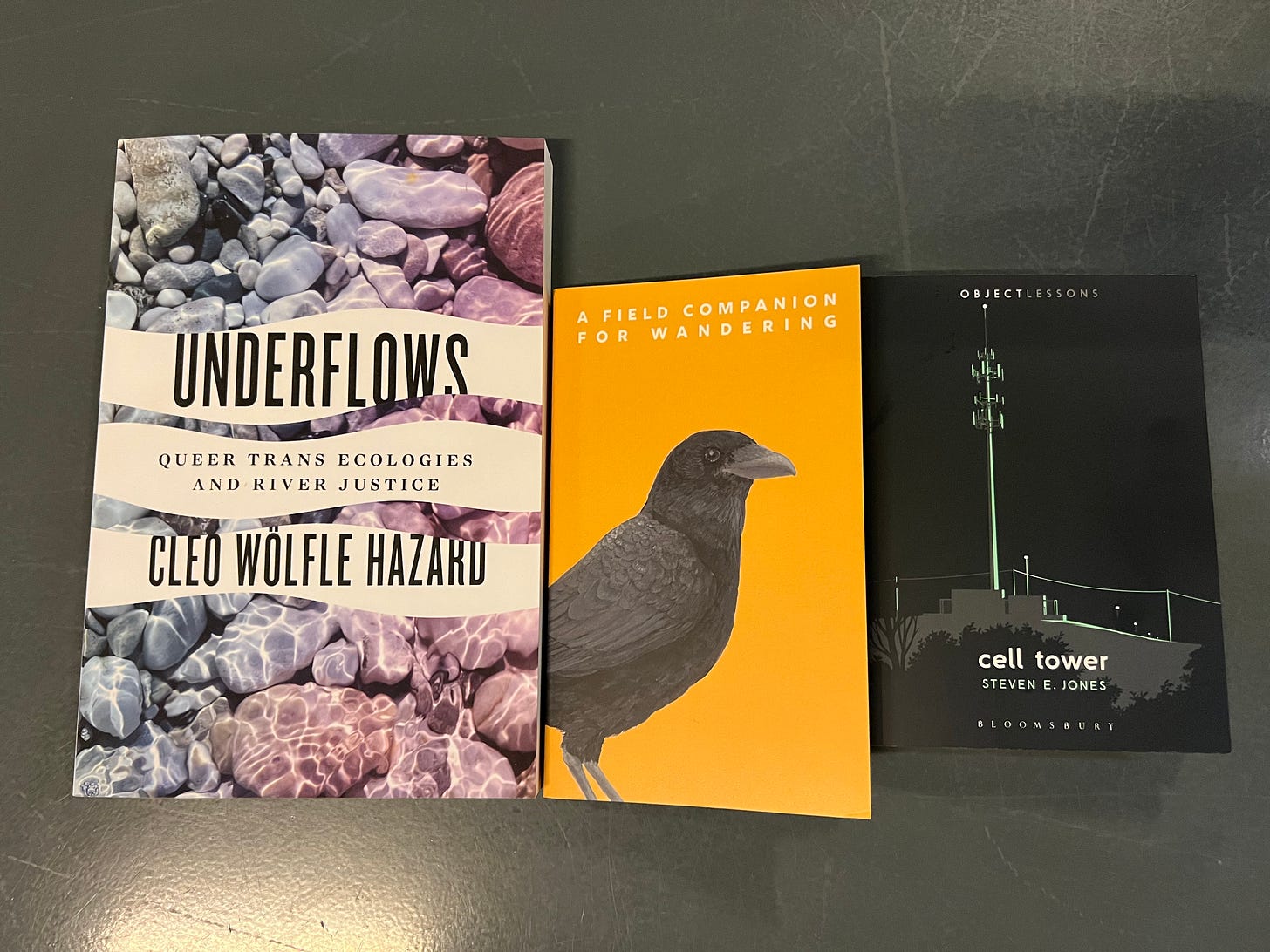 Book haul from Alienated Majesty—three weird nature books