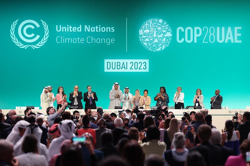 Applause at closing plenary of COP28.