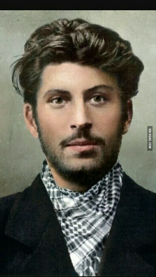 This is a picture of a young Joseph Stalin. What a hipster! - WTF