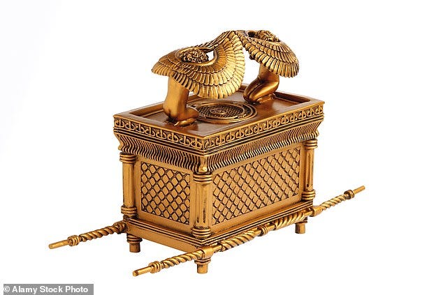 According to Biblical history, this sacred, gold-covered wooden chest was constructed sometime around 1445 BC