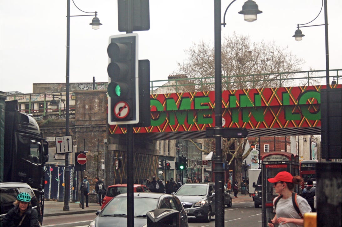 Photo of bridge over Brixton Road