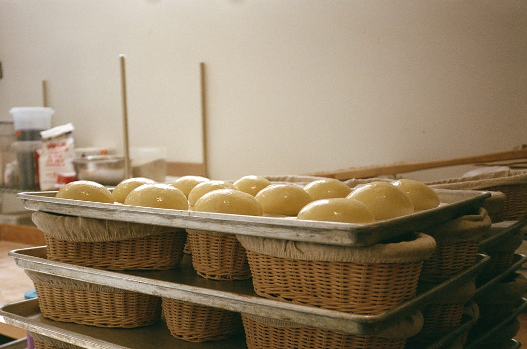 Sonora brioche rolls about to be baked