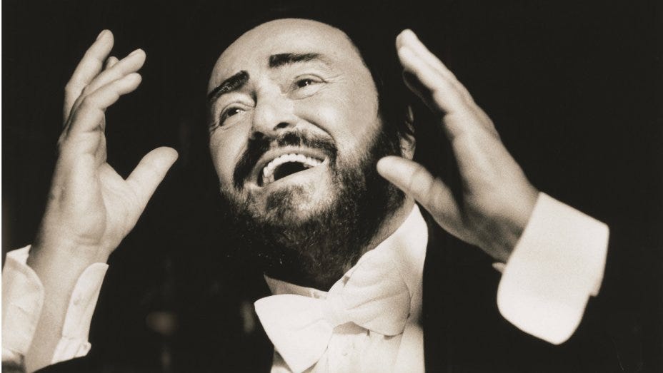 pavarotti documentary interview mttg ron howard