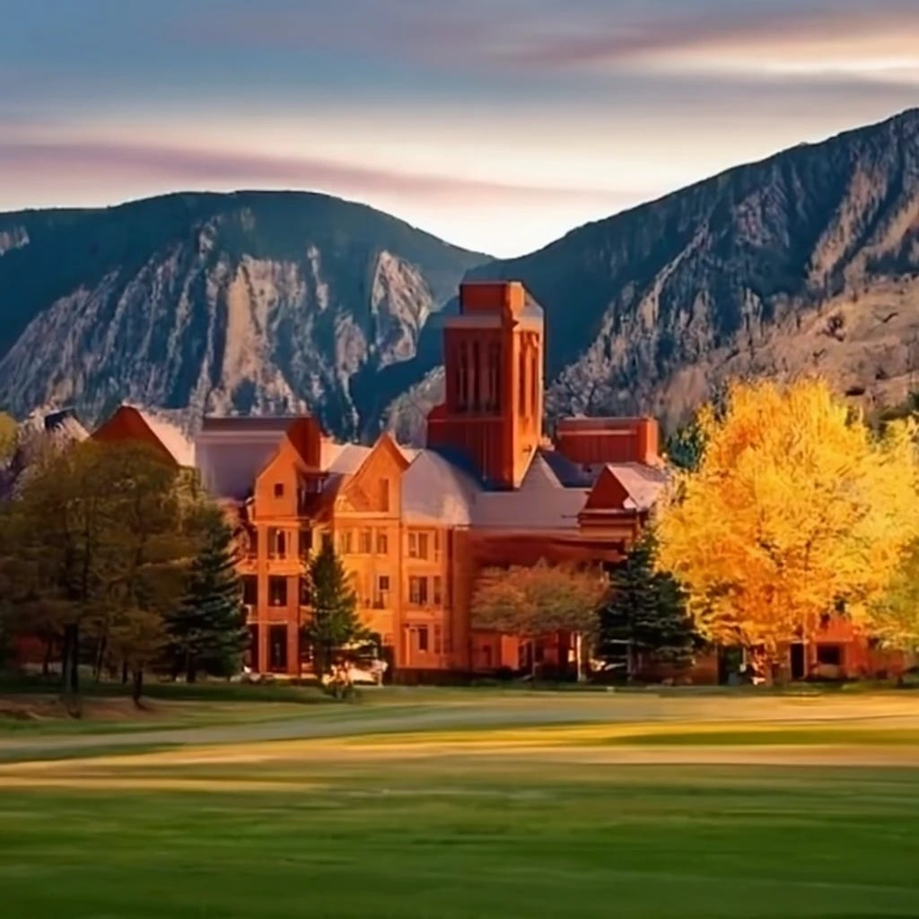 University of Colorado Boulder campus