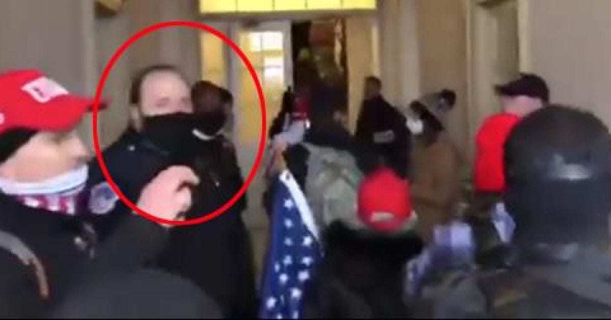 Video of police appearing to open doors, let protesters into Capitol ...