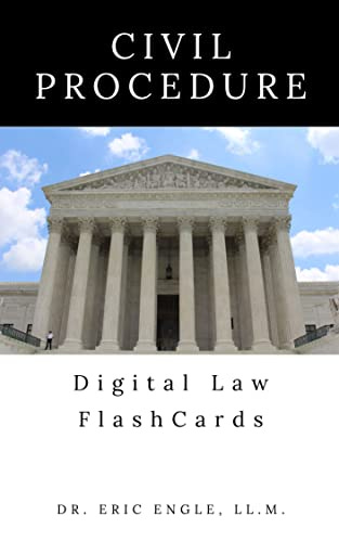 Quizmaster Point Of Law: Civil Procedure (Quizmaster Law Flash Cards Book 12) by [Eric Engle]