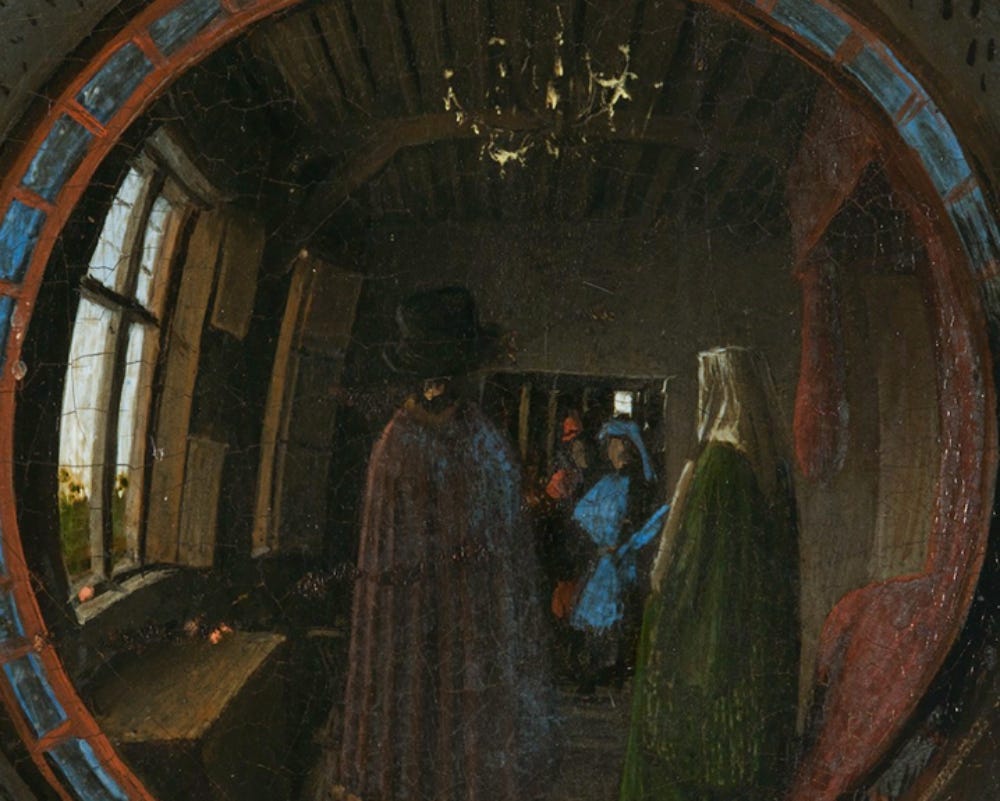 Uncovering the Clues in a Compelling Jan van Eyck Masterpiece | by  Christopher P Jones | Medium