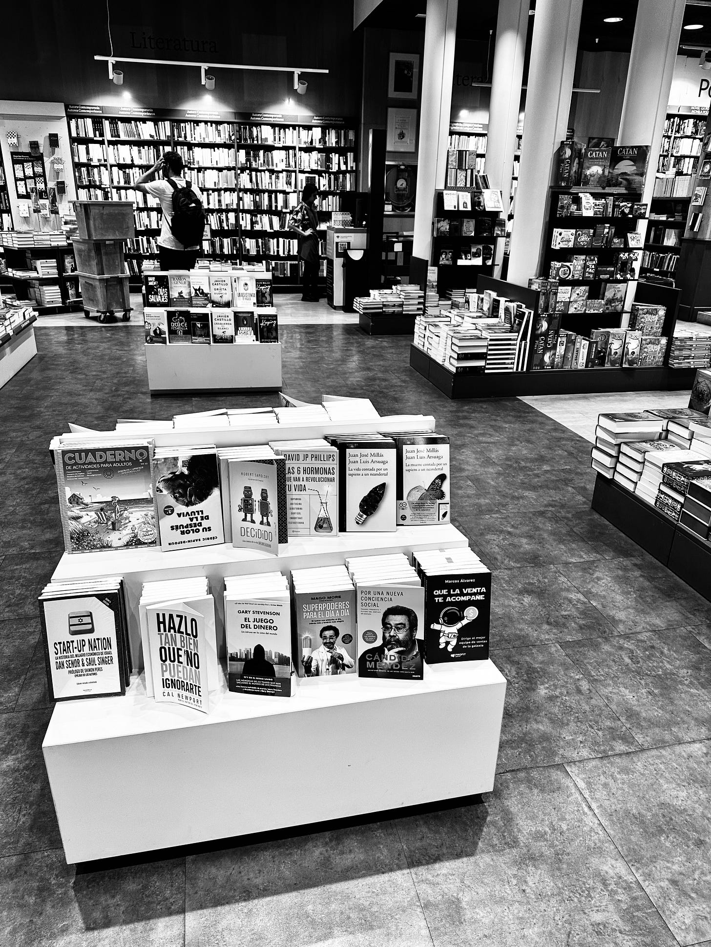 Monochrome photography from Barcelona in Spain