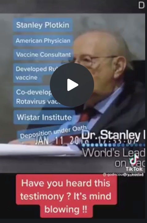 Physician & Vaccine Consultant Stanley Plotkin Admits in Testimony That He Used Orphans, Mentally Handicapped Children & Babies of Imprisoned Women as Vaccine Lab Rats