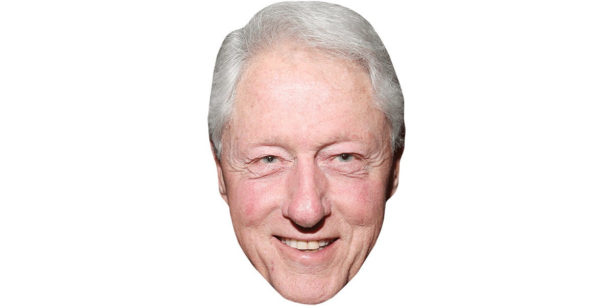 Bill Clinton (Smile) Big Head - Celebrity Cutouts