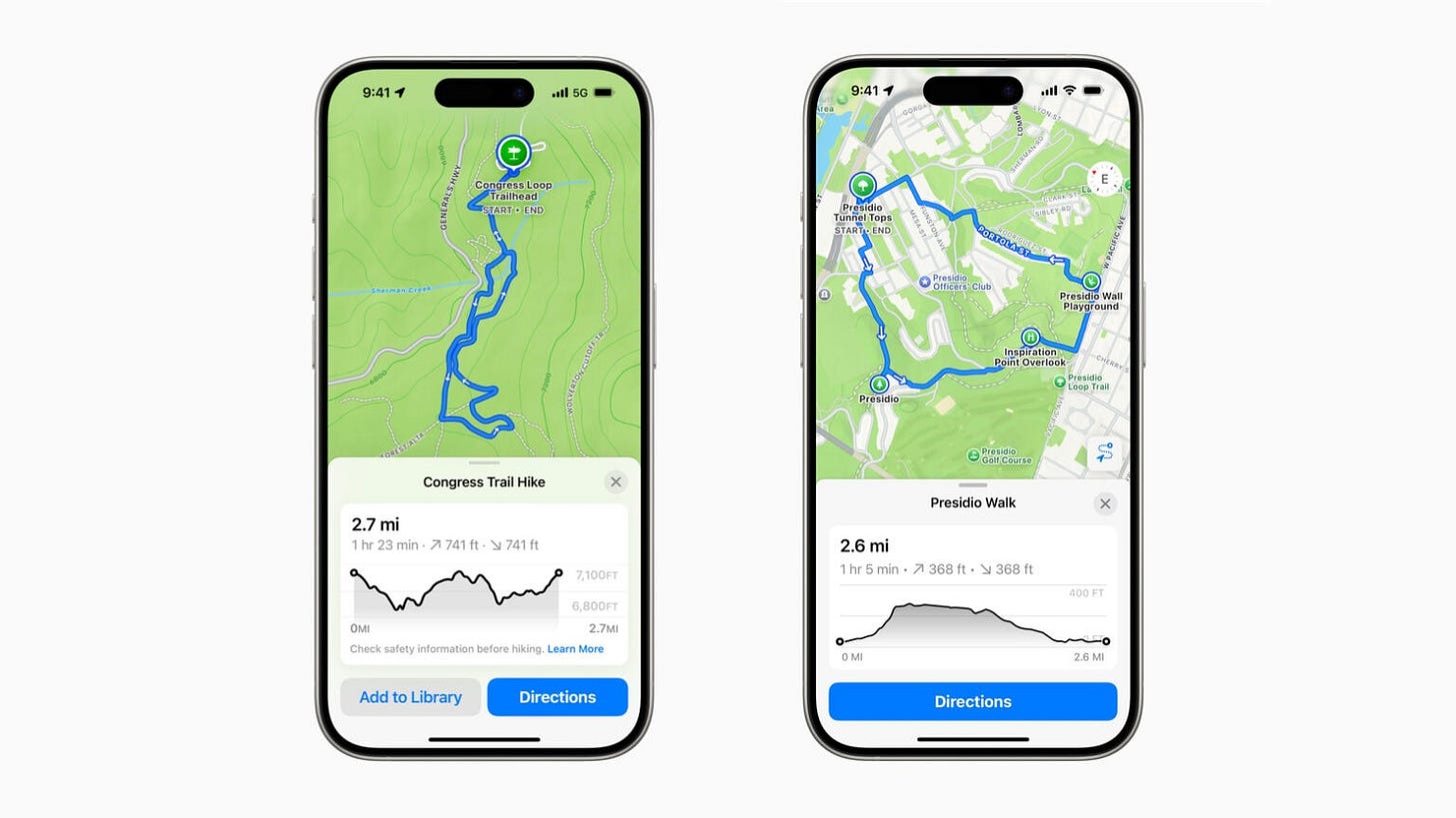 Apple Maps in iOS 18