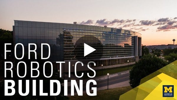 The new Ford Motor Company Robotics Building opens.