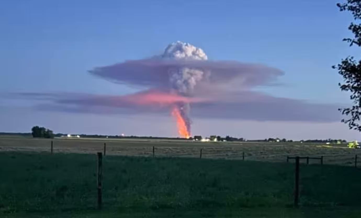Foto Metereologis dari Jacob Dickey/Facebook