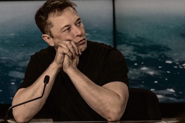 Elon Musk at a Press Conference