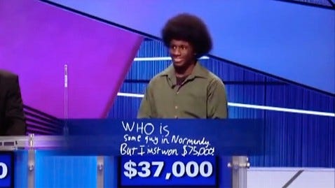 Teen's Hilarious Jeopardy Answer Wins Him $75K - ABC News