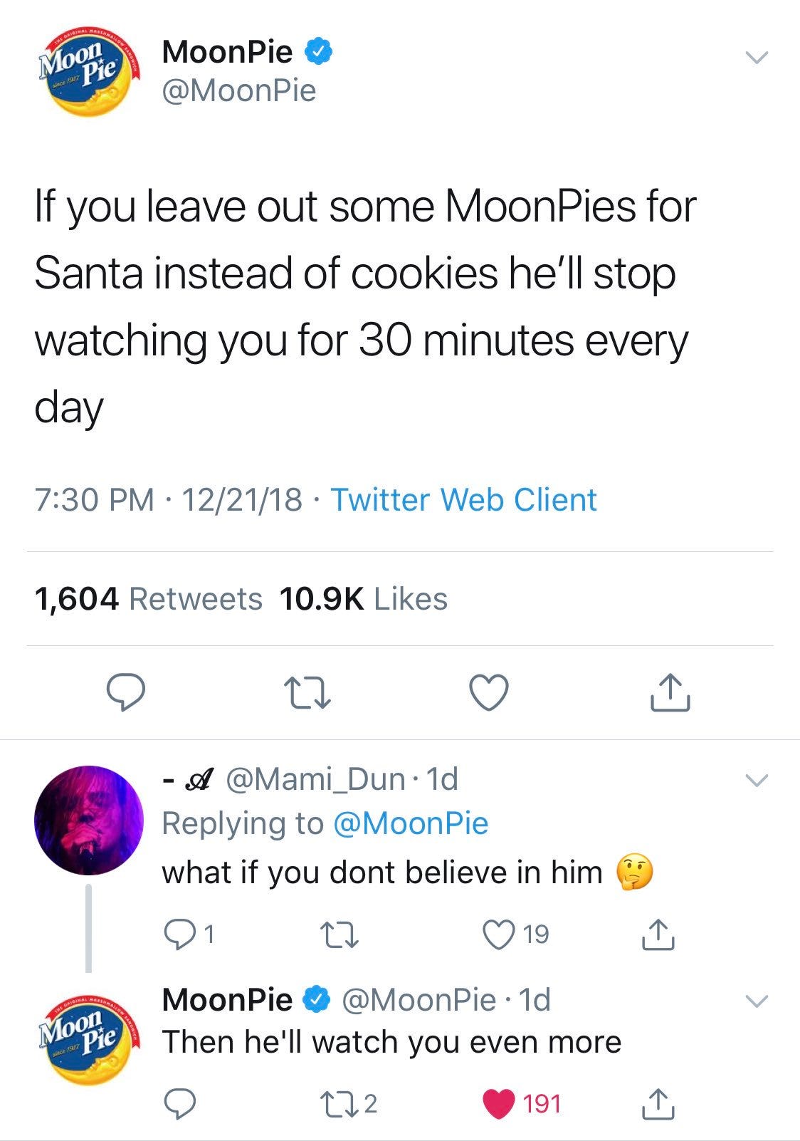 Kelly on X: "Whoever runs the MoonPie twitter account is my new favorite  person https://t.co/2QBCEvxtbF" / X
