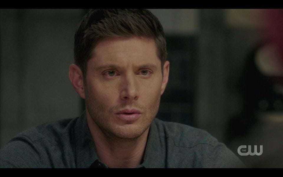 AU Dean reacts talking to real Dean Winchester SPN