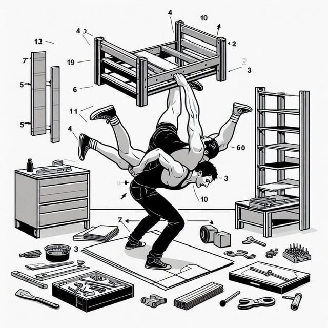 r/weirddalle - IKEA Manuals of the WTF?!? Variety