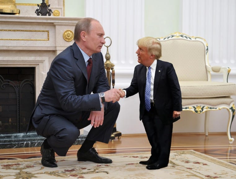 Make Trump small again! Pint-sized President is the Internet's latest  obsession