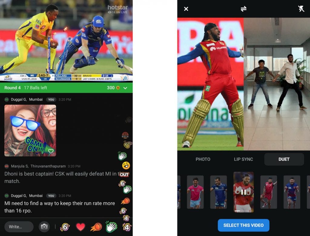 Disney+ Hotstar VIP introduces Watch'N Play social feed feature for Dream11  IPL 2020