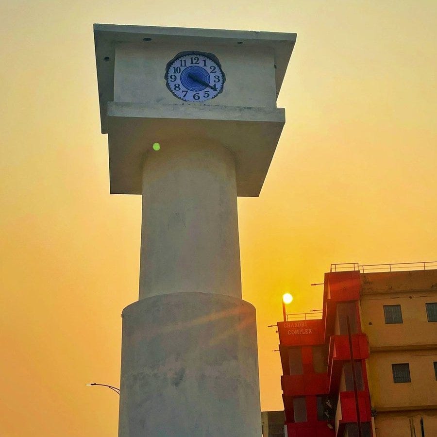 Open Letter on X: "New clock tower at Bihar Sharif. ₹40 L budget for this  design, also the clock stopped working already. 🤣 https://t.co/IiEyGEGFgs"  / X