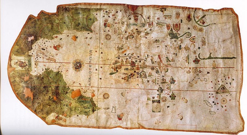 File:1500 map by Juan de la Cosa rotated.jpg