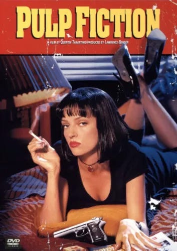 Pulp Fiction Movie Poster Art Photo Print 8x10 11x17 16x20 22x28 24x36 27x40 - Picture 1 of 1