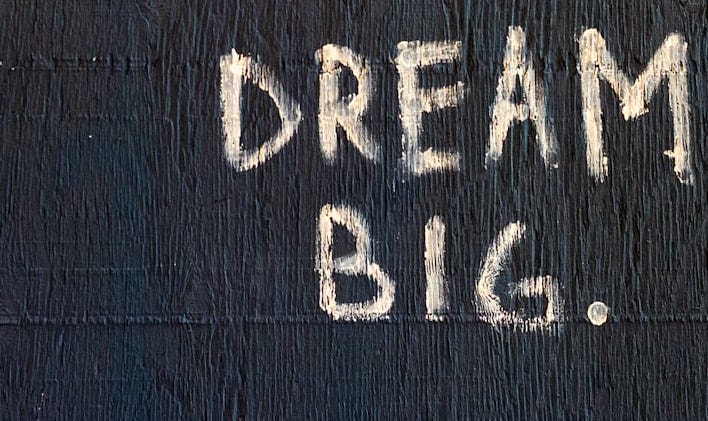 Dream Big text Dream Big text