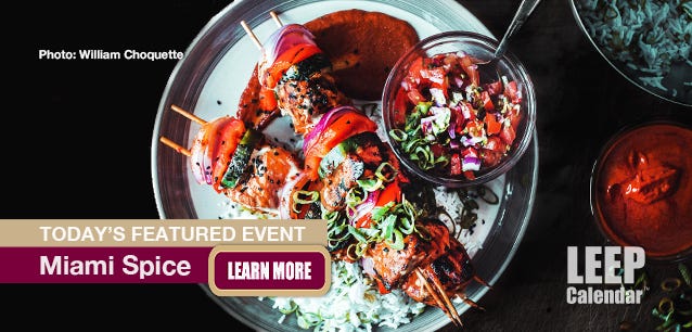 Miami Spice showcases the tastes and restaurants of Miami at affordable prices.